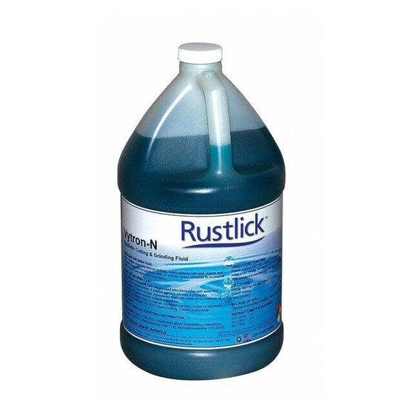 Rustlick Cutting Fluid, Vytron-N, Synthetic, 1 gal, Jug, Turquoise 75014