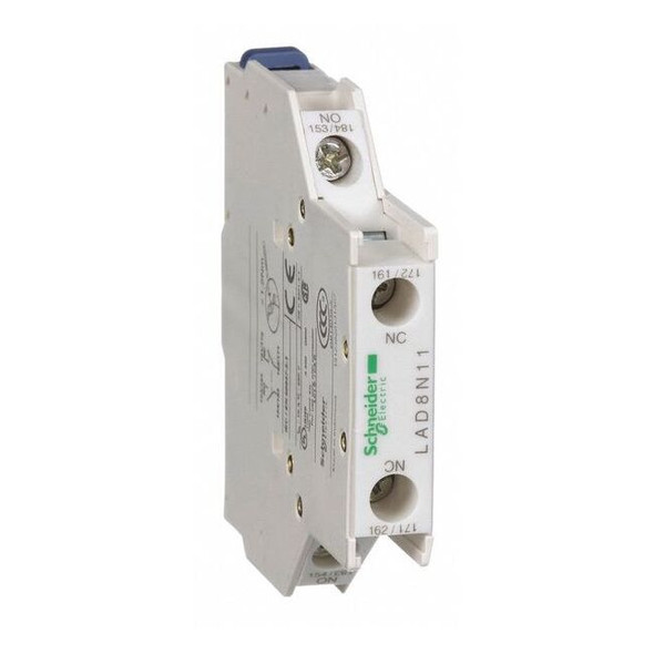 Schneider Electric Auxiliary Contact Block, 1NO/1NC, 10 A LAD8N11