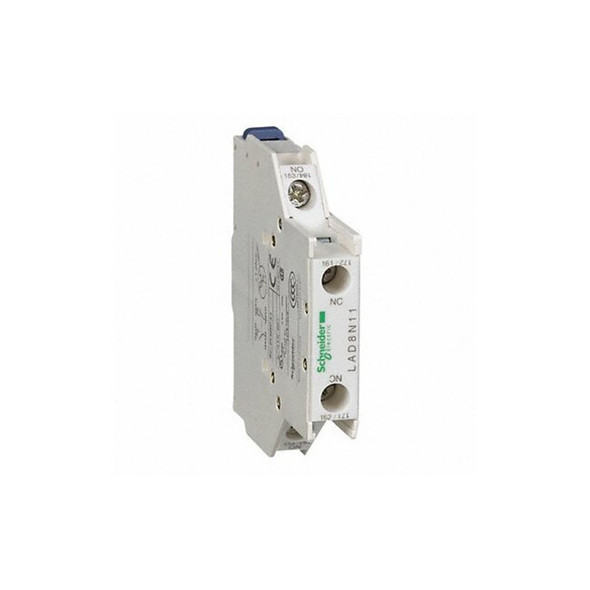 Schneider Electric Auxiliary Contact Block, 1NO/1NC, 10 A LAD8N11
