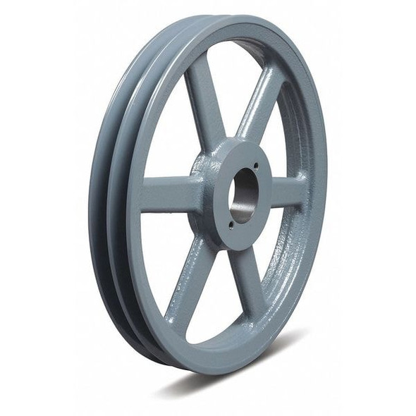 Manufacturer Varies V-Belt Pulley,Detachabl,2Groove,12.75"OD 2BK130