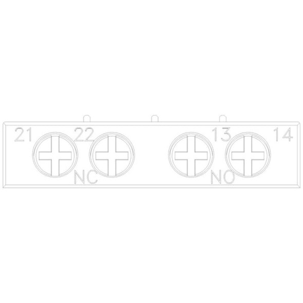 Siemens Transverse Contact Block For 3RV2,1NC-NO 3RV29011E