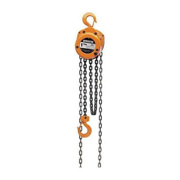 Harrington Manual Chain Hoist,2000 lb.,Lift 10 ft. CF010-10