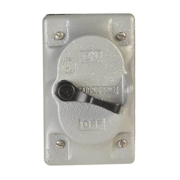 Weatherproof Cover, 1 Gang, 2-13/16 in W, 4-9/16 in H