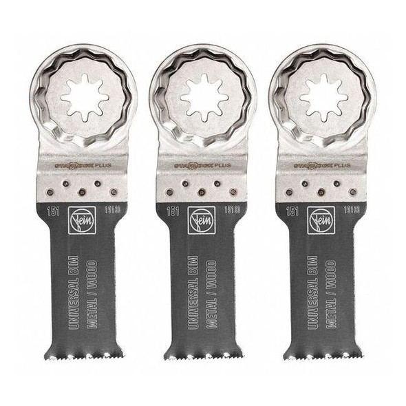 Fein Saw Blades,Bi-Metal,1-1/8 in. Size,PK3 63502151270