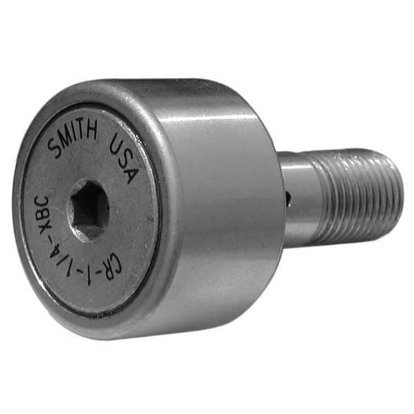Smith Bearing Cam Follower,Crown,Stud,Hex Socket,Seal CR-2-XBC