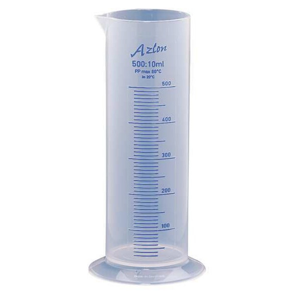 Dynalon Graduated Cylinder,500 mL,68 mm Dia 537835-0500 Dynalon Graduated Cylinder,500 mL,68 mm Dia 537835-0500