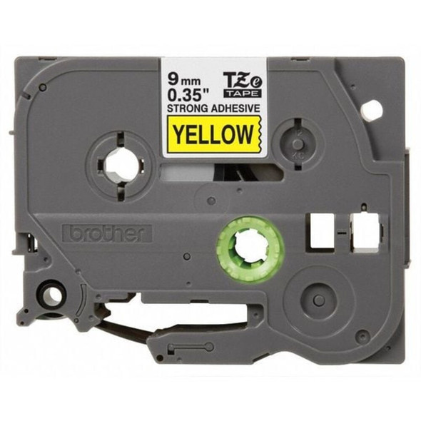Brother Label-Ribbon Cartridge, Yellow, 3-8 in W TZES621G