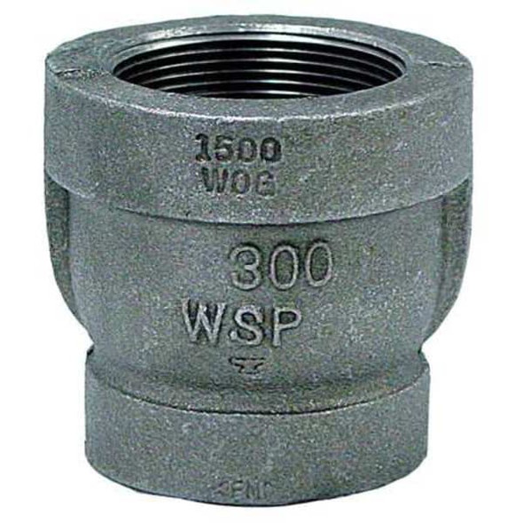 Anvil Coupling, Malleable Iron, 1 1/4 x 1/2 in 0310543608
