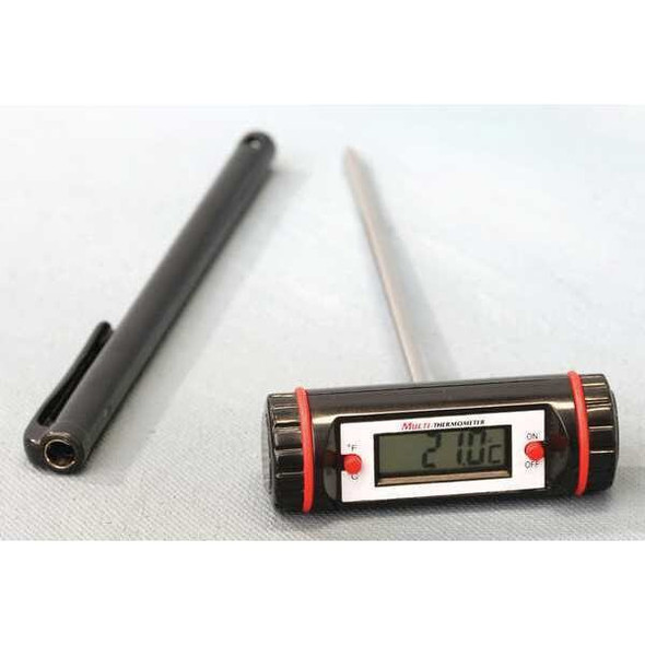 5" Stem Digital Pocket Thermometer, -58 Degrees to 302 Degrees F