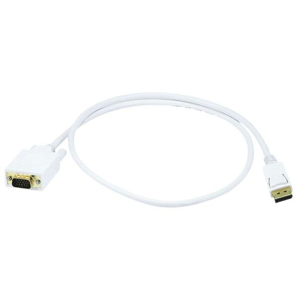 Monoprice Computer Cable Adapter,White,3ft L 6018 Monoprice Computer Cable Adapter,White,3ft L 6018