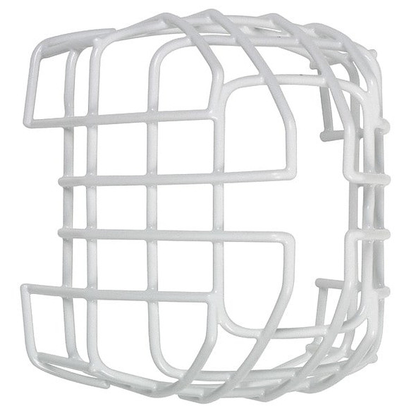 Wire Cage, Steel, Surface Mount, 6 3/4 in W x 7 1/2 in H x 6 1/8 in D, White