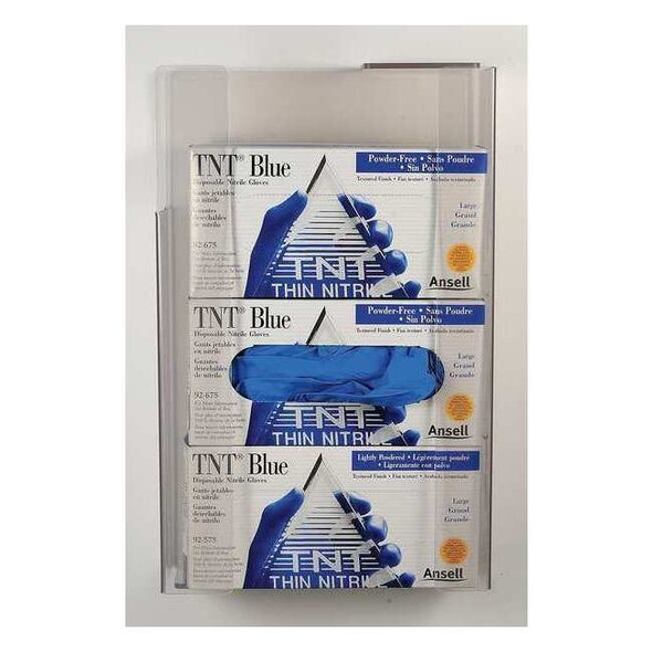 Zing Universal Glove Dispenser, PETG, Holds (3) Boxes ,Clear 7222