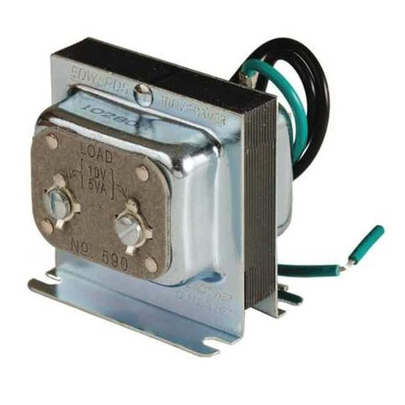 Edwards Signaling Class 2 Transformer, 5 VA, Not Rated, 10V AC, 120V AC 590