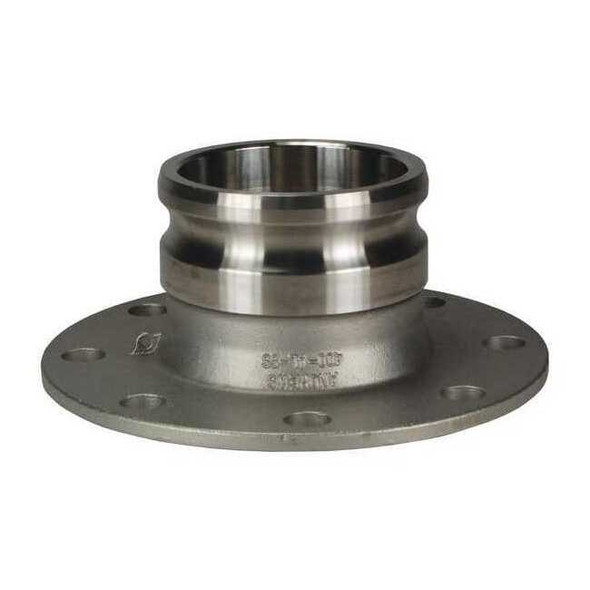 Dixon 4" Male Adapter x 150 lb. Flange SS Flange Adapter 400-AL-SS