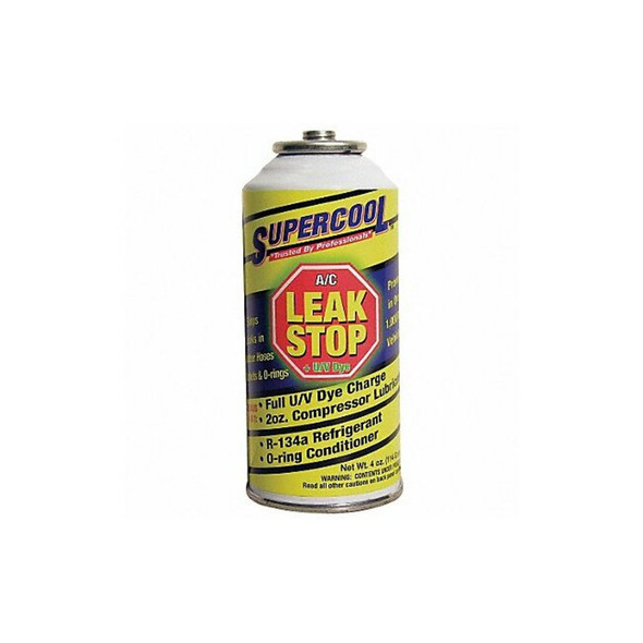 Supercool A/C Leak Stop Seals, Aerosal Can, 4oz. STOPA