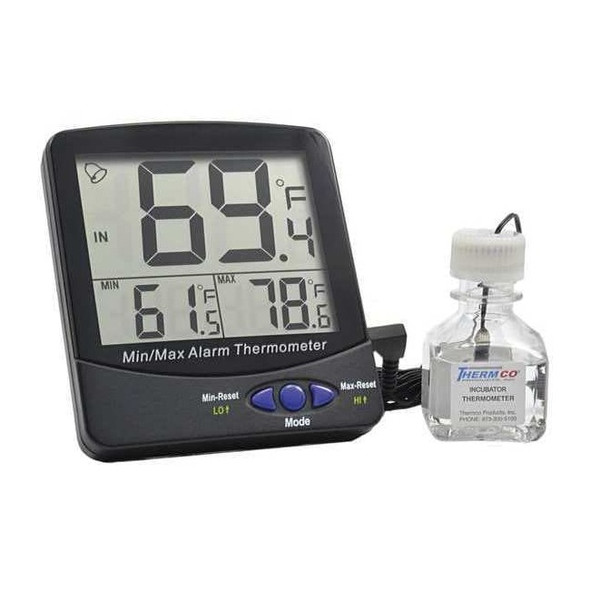 Digital Thermometer, -58 Degrees to 158 Degrees F for Wall or Desk Use