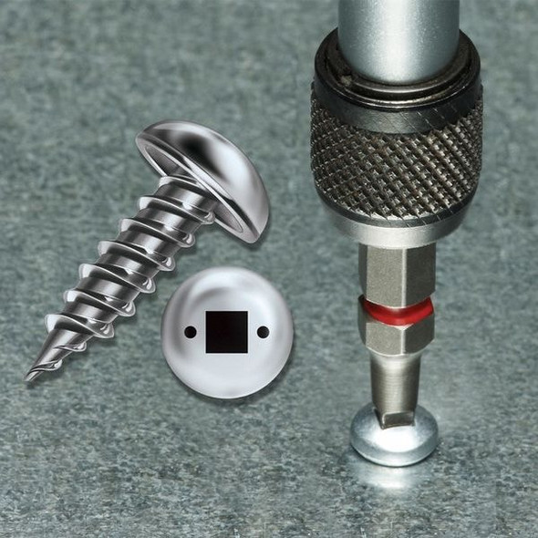 Sheet Metal Screw, #8 x 1 in, Zinc Plated Steel Flange Hex Head External Hex Drive, 500 PK