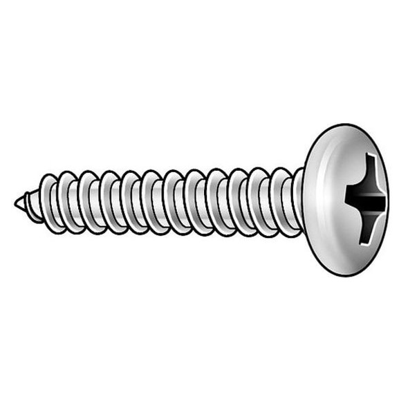 Manufacturer Varies ShtMtlScrw,Scrw Sz #4,18-8SS,3/8"L,PK100 U51660.011.0037