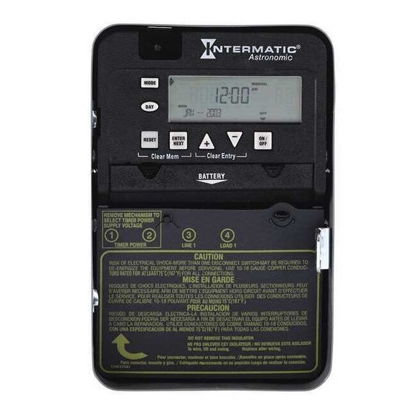Intermatic Electronic Timer,Astro 7 Days,SPST ET8015C