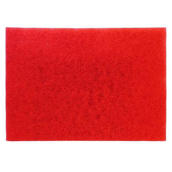 3m Buffing Pad,32 In x 14 In,Red,PK10 5100-32x14