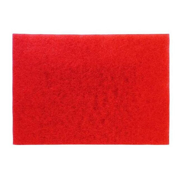 3m Buffing Pad,32 In x 14 In,Red,PK10 5100-32x14