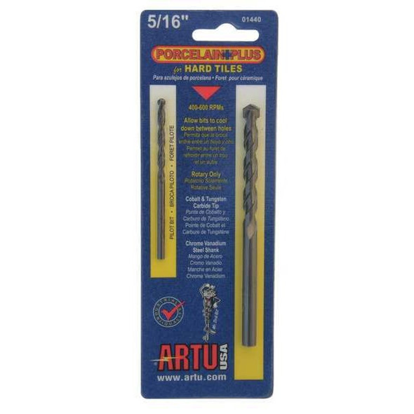 Artu Porcelain Tile Drill Bit,5/16 In 01440