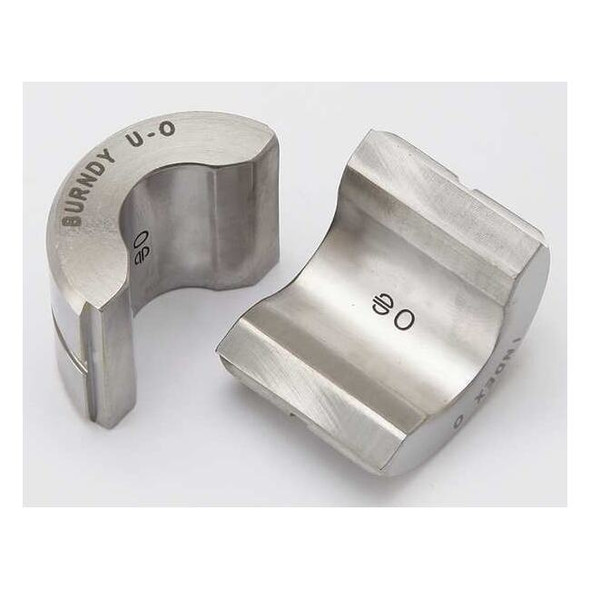 Burndy Crimping Die,U Style,12 tons,6 to 2 AWG UO