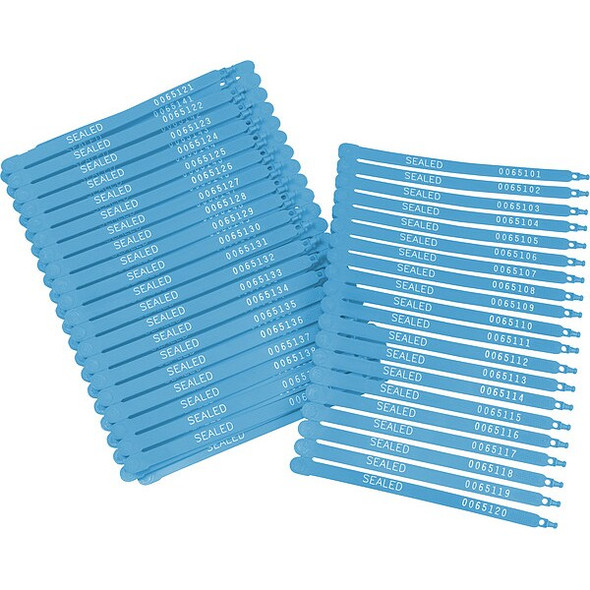Brady Strap Seals,Blue,Unfinished,PK100 95193 Brady Strap Seals,Blue,Unfinished,PK100 95193