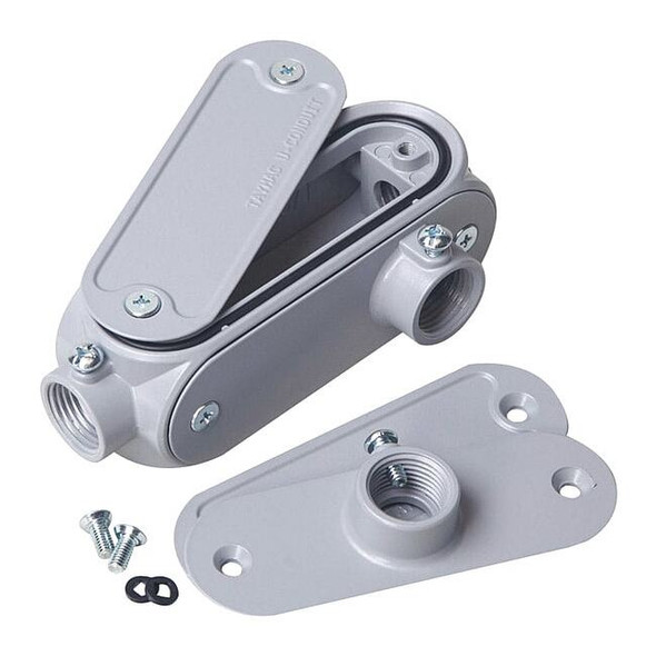Raco Conduit Outlet Body,Alum,Trd Sz 1/2in UCB050