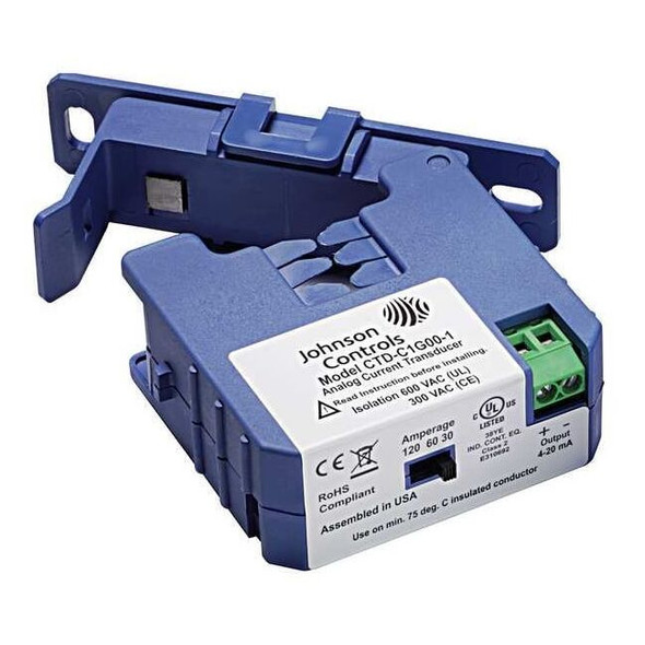 Johnson Controls Current Transducer, Split,Foot Mounted CTD-C2G00-1