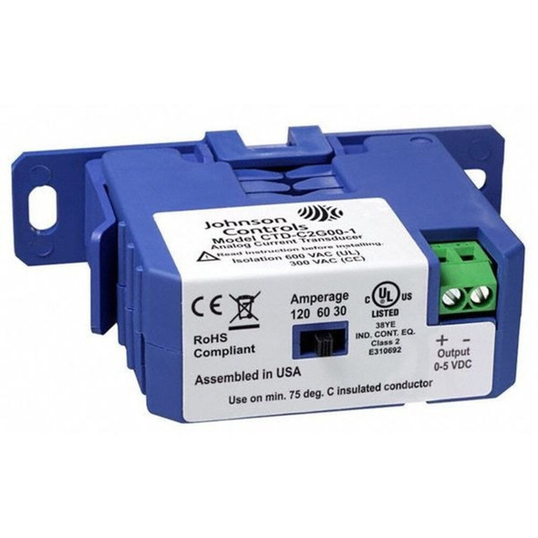 Johnson Controls Current Transducer, Split,Foot Mounted CTD-C2G00-1