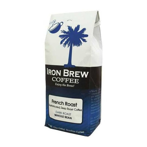 Iron Brew Coffee,0.12 oz. Net Weight,Whole Bean B-12FRWB