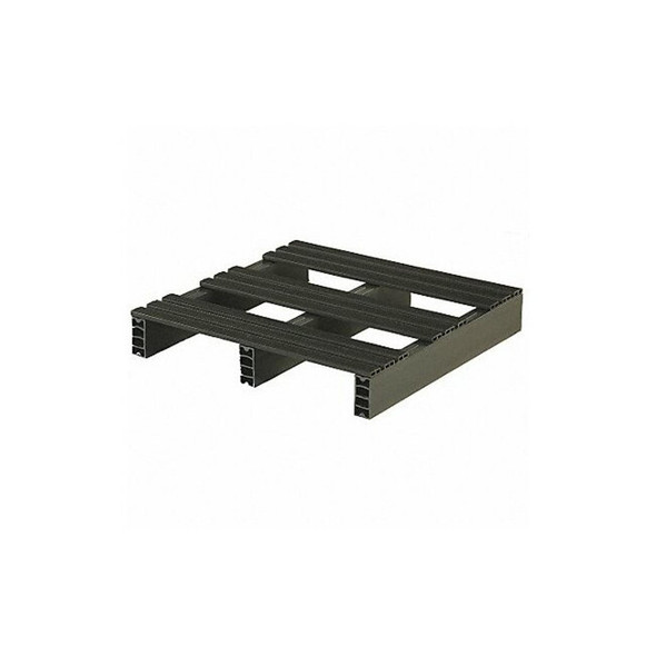 Recycled Rigid PVC Pallet, 24 in L, 24 in W, 4 in H, 500 lb Dynamic