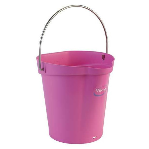 Vikan Hygienic Bucket,1 1/2 gal,Pink 56881 Vikan Hygienic Bucket,1 1/2 gal,Pink 56881