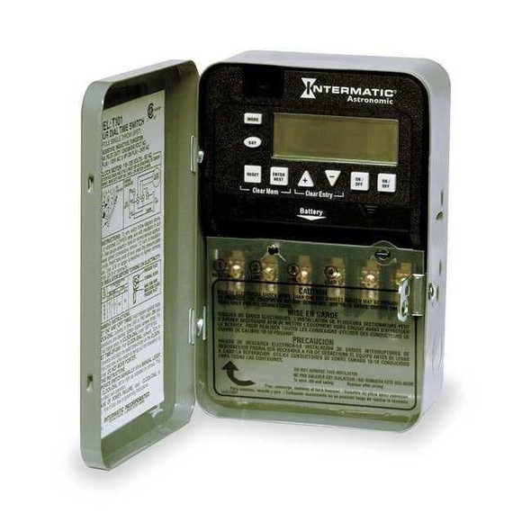 Intermatic ElectronicTimer,Astronomic,Gray,Metal ET8215C