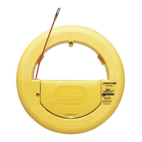 Jameson Wee Buddy Fish Tape w/ 100 ft. of 1/8" Fiberglass Rod 8-18-100K