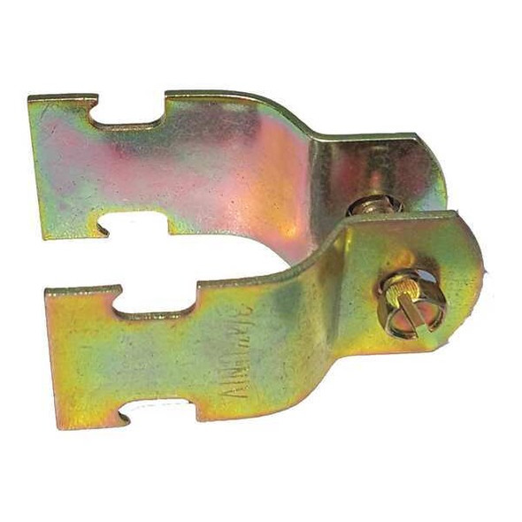 Manufacturer Varies Channel Pipe Clamp,1-1/4 In,Gold,PK10 V111 1-1/4Y