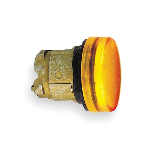 Schneider Electric Pilot Light Head,Yellow,22mm ZB4BV05