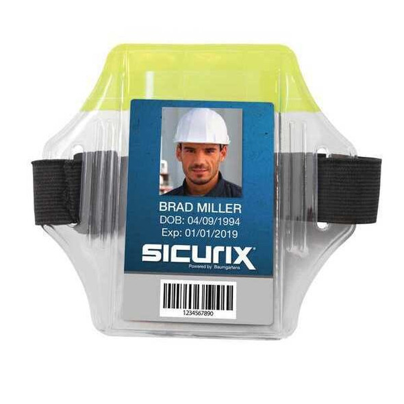 Sicurix Arm Badge Holder,Vertical,PK12 BAU 66894