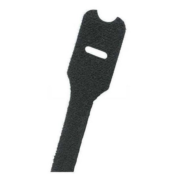 Cable Tie, 8 in L, 1.90 in Max Bundle Dia., Black, Nylon, 40 lb Strength, 10 PK  HLT2I-X0
