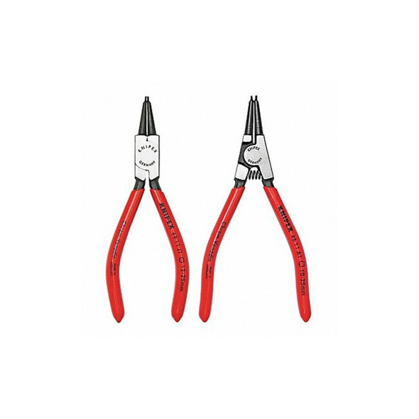Knipex Retaining Ring Plier Set,0 Deg.,2 pc 9K 00 80 17 US