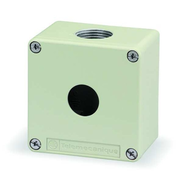 Schneider Electric Pushbutton Enclosure,3.03 in.,Metal XAPG19501