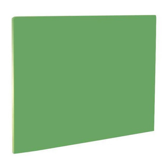 Crestware Cutting Board,20 in.L,Green,Polyethylene PCB1520G