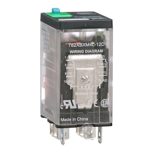 Socket, General Purpose Relay, Square, 15 A, 8 Pins, Faston Connector