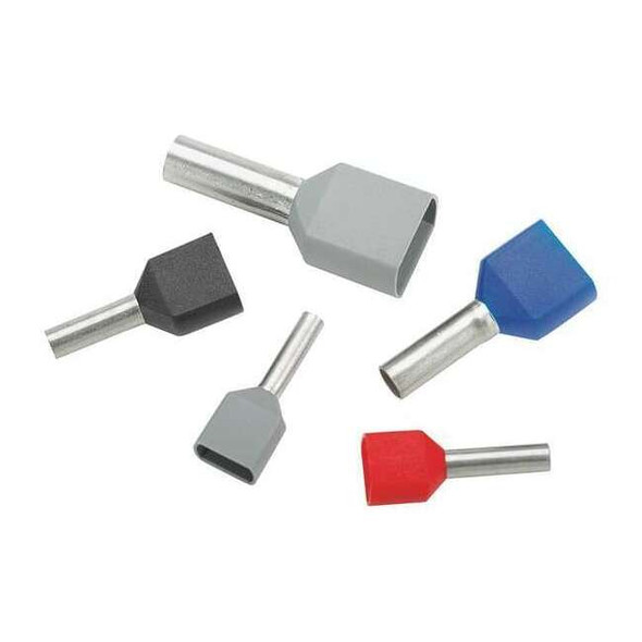 Panduit Ferrule,14 AWG,PP,9/16in.,PK250 FTD80-10-TL