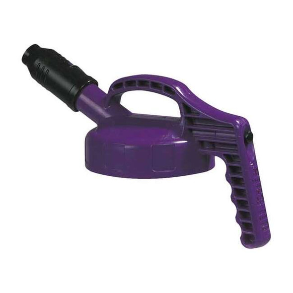 Oil Safe Stumpy Spout Lid,w/1 In Outlet,Purple 100507