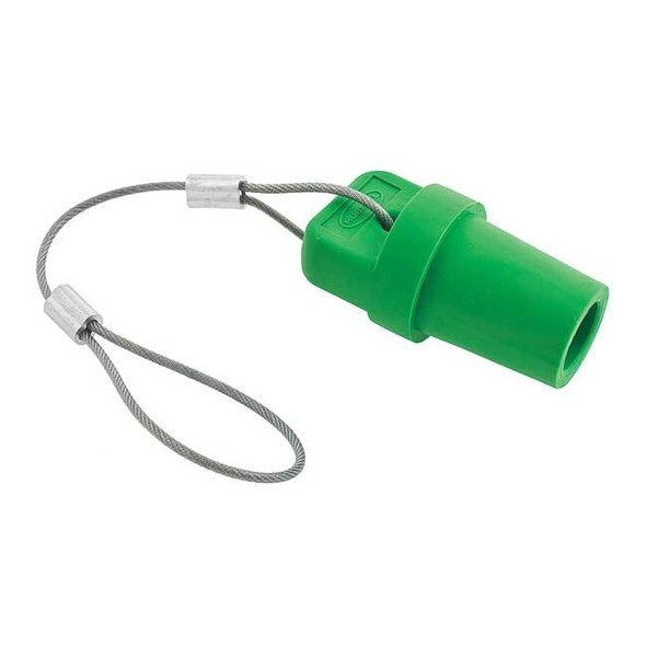 Hubbell Wiring Device-Kellems Cap,Green,300/400 Amp Male Single Pole HBLMCAPGN