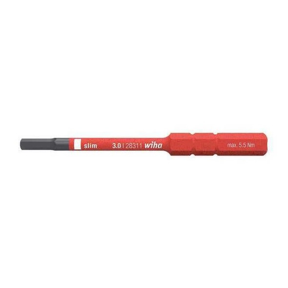 Wiha Screwdriver Blade,1/8" Hex Shank Size 28333