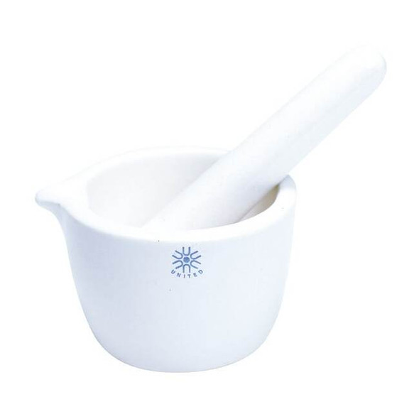 United Mortar and Pestle, Porcelain, Glzd, 1150C JMD150