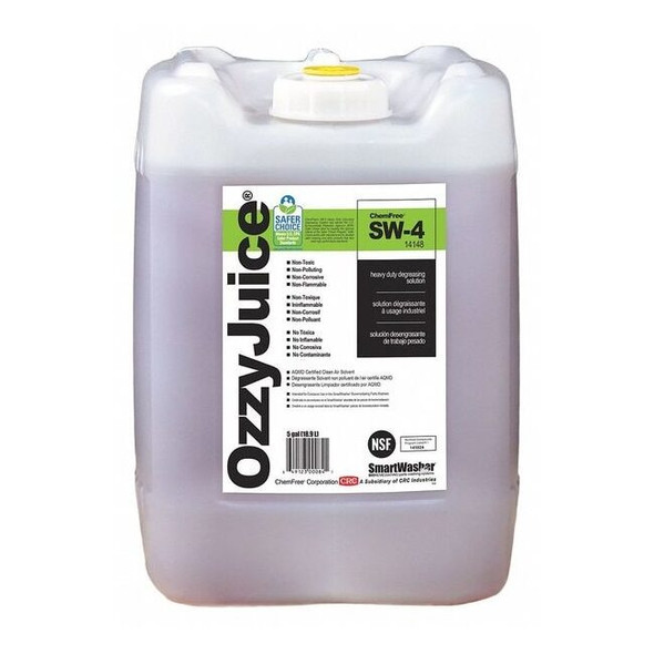 Cleaning Solution, Ozzy Juice, Industrial Grade, SW-4, 5 Gal, Pail